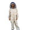 Professional Ventilated Full Body Beekeeping Bee Keeping Suit W/ Leather Gloves