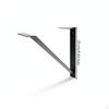 Mailbox Mounting Bracket Angled Post Mount Metal for Homeowners, Curbside, Driveway