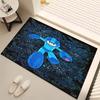 1pc Cartoon Rockman Game Megaman Print Area Rug - Soft, Washable Non-Slip Indoor Mat, Living Room, Home Office Decorative Rug,Office Decorative