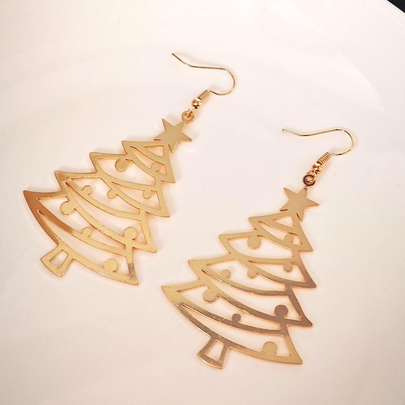 

Creative Christmas Tree Pendant Necklace - Versatile European & American Fashion Electroplated