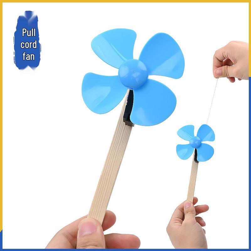 DIY Pull-String Fan: Educational Building Blocks for Science Experiments in Primary Schools.