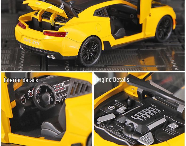 Chevrolet Camaro Bumblebee Alloy Model Toy Car for Boys