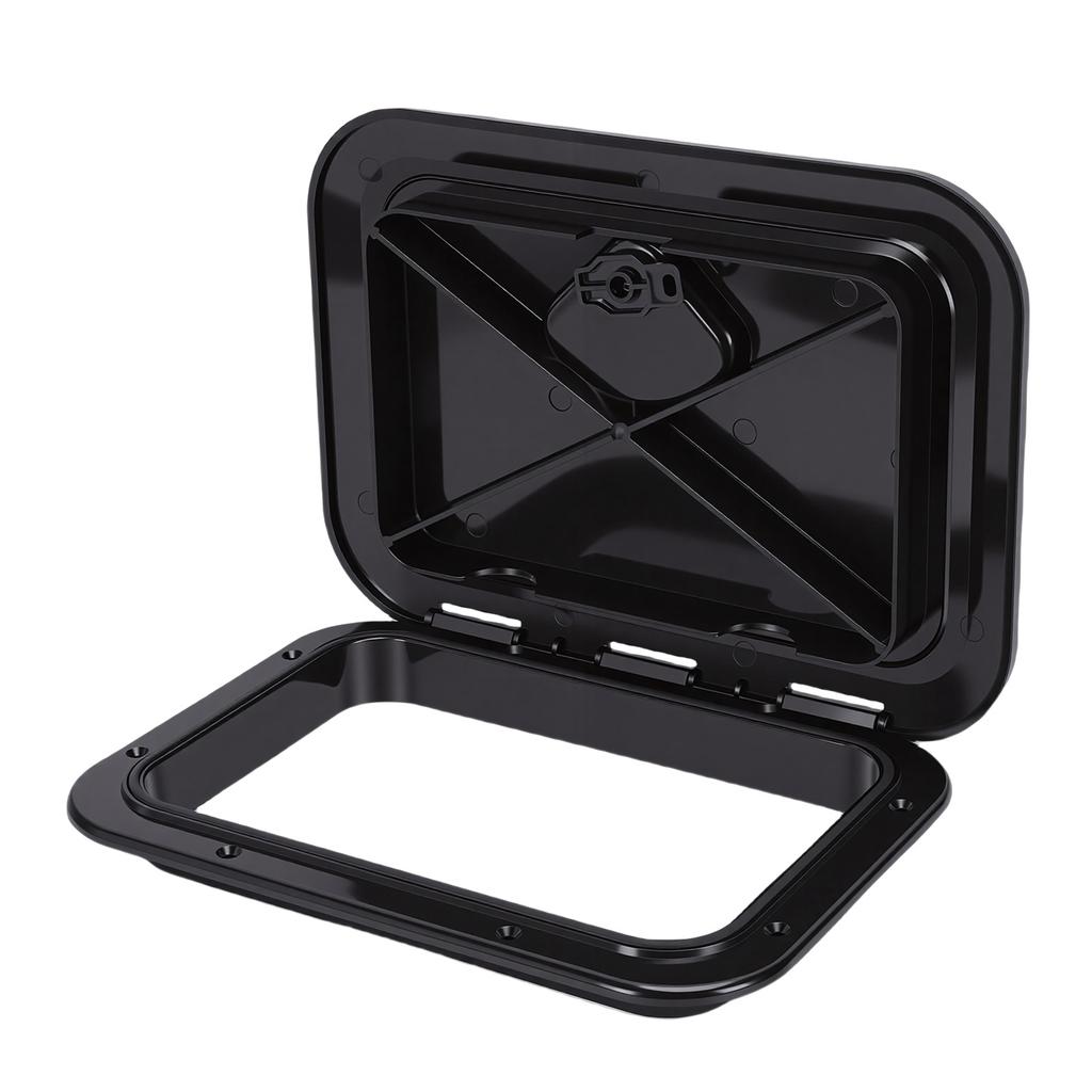 Boat Hatch Deck Cover Waterproofing Cover Black Rectangle Boat Access Door for Sailboats Yachts
