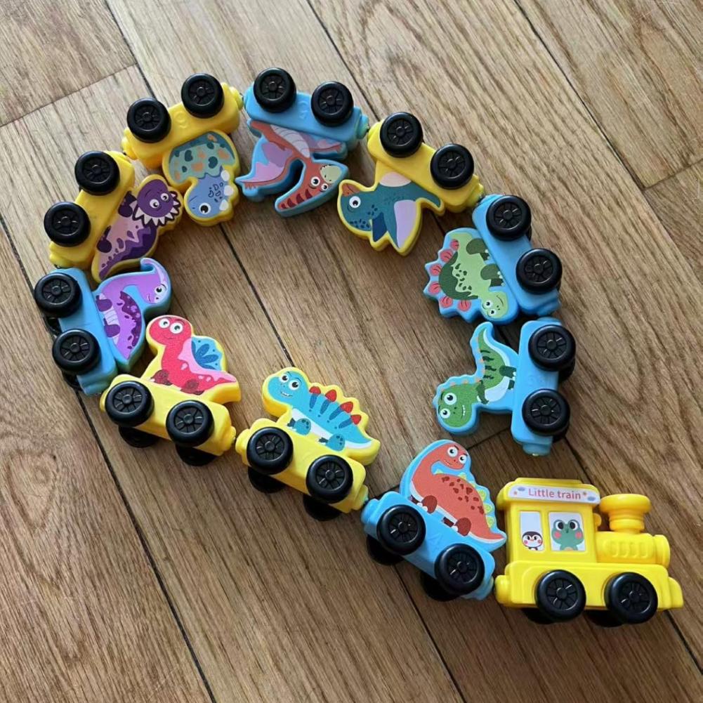 Wooden Number Digital Magnetic Train Toys Colorful Building Blocks Educational Hand-eye Coordination Magnetic Digital Train Gift