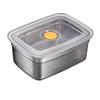 Stainless Steel Food Box with Leak-Proof Lids Stackable Metal Snack Box Refrigerator Dishwasher Safe Bento Box