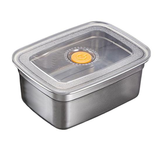 Stainless Steel Food Box with Leak-Proof Lids Stackable Metal Snack Box Refrigerator Dishwasher Safe Bento Box