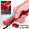 Professional Ergonomic Electric Stripping Plier Suitable for Electrical Cable Wire Cutting Stripping Home Industrial Use