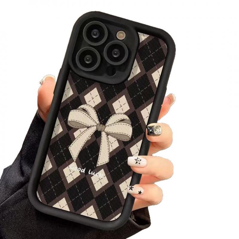 iPhone 17 Case: Diamond Pattern, Compatible with 12 to 17 Pro Max Models