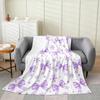Merry Christmas Flannel Fleece Throw Blanket Gingerbread Man Baby Xmas Tree Fleece Throw Blanket for Kids Women Men Bed Couch
