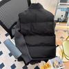 Hong Kong Trendy Brand Men's Cotton Stand Collar Sleeveless Vest: Autumn/Winter Warm Outerwear