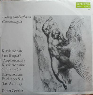 LP-Schallplatte LUDWIG VAN BEETHOVEN DIETER ZECHLI Klaviersonate Fmoll Op.57 Appassi 826035 ETERNA 1970 Deutsch Klassik Gebraucht