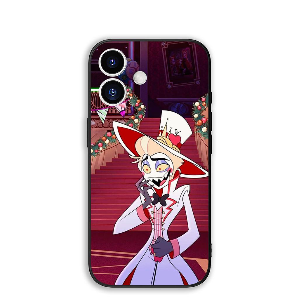 for Xiaomi Redmi Note 12 10 11 9 Pro 10C 12C 9T 9A 10A 12S Note11 Note12 5G 4G Case Dust H-Hazbin Alastor Hotels Charile Angel