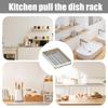 Pull Out Drawers For Kitchen Cabinet Metal Slide Out Dish And Bowl Drying Rack Dish Holder Pantry Storage Shelves Storage Rack