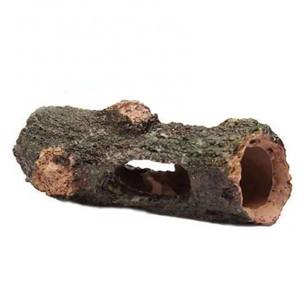 Tree Bark Hollow Tree Tunnel Resin Hollow Tree Trunk Fishbowl Accessories Reptiles Cave  Fish
