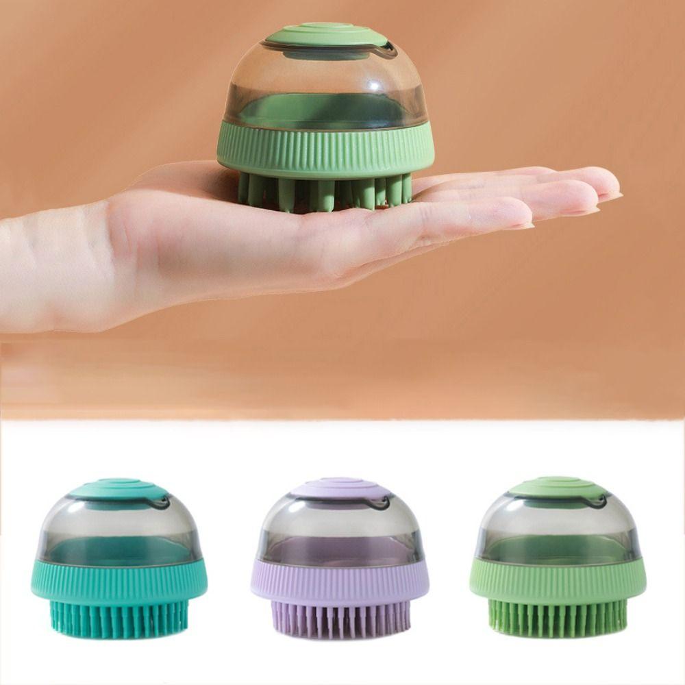 

Fine/coarse Teeth Dog Shower Brush TPR Dog Grooming Brush Pet Bath Brush Grooming фиолетовый