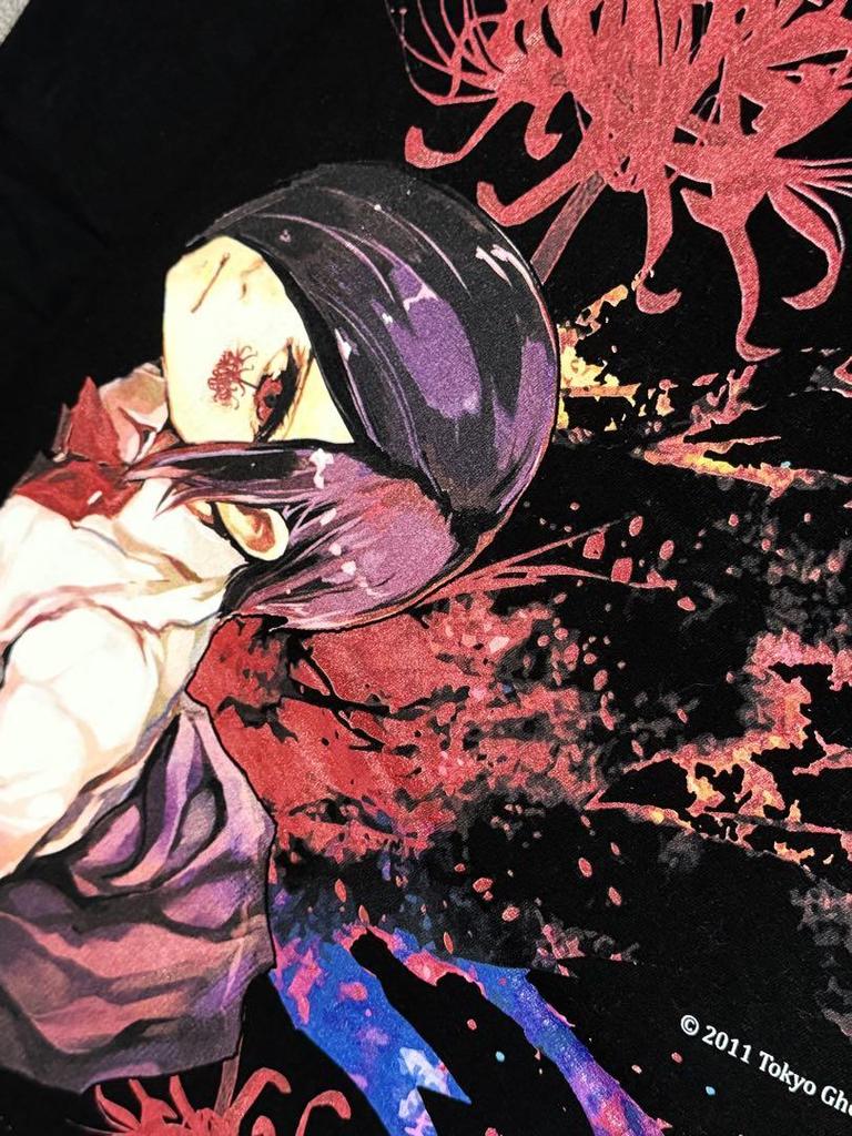 [USED] Tokyo Ghoul T-shirt, XL, by Touka Kirishima