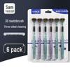 Three-Sided Wrap-Around Toothbrush with Nano-Soft Bristles for Adults, Family Pack