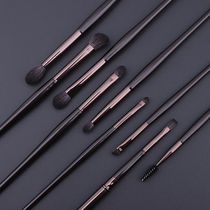 Set de 15 pensule de machiaj Zui Hongyan Cangzhou din păr de animal cu lână fină de vârf deschis
