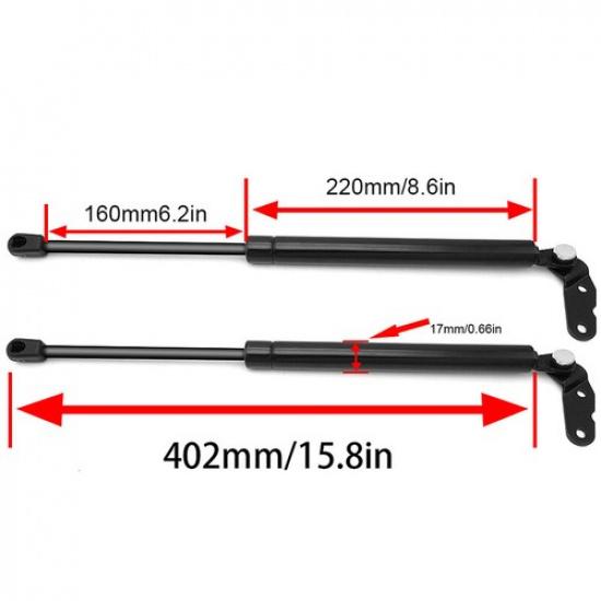 2Pcs Rear Trunk Lift Support Gas Spring Shock Struts For Toyota Celica 2000-2006