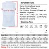 Reflective Cycling Base Layers White Cycling Undershirt Quick Dry Vest Sport Underwear Tight Vest High Elastici Vest Bike Jersey