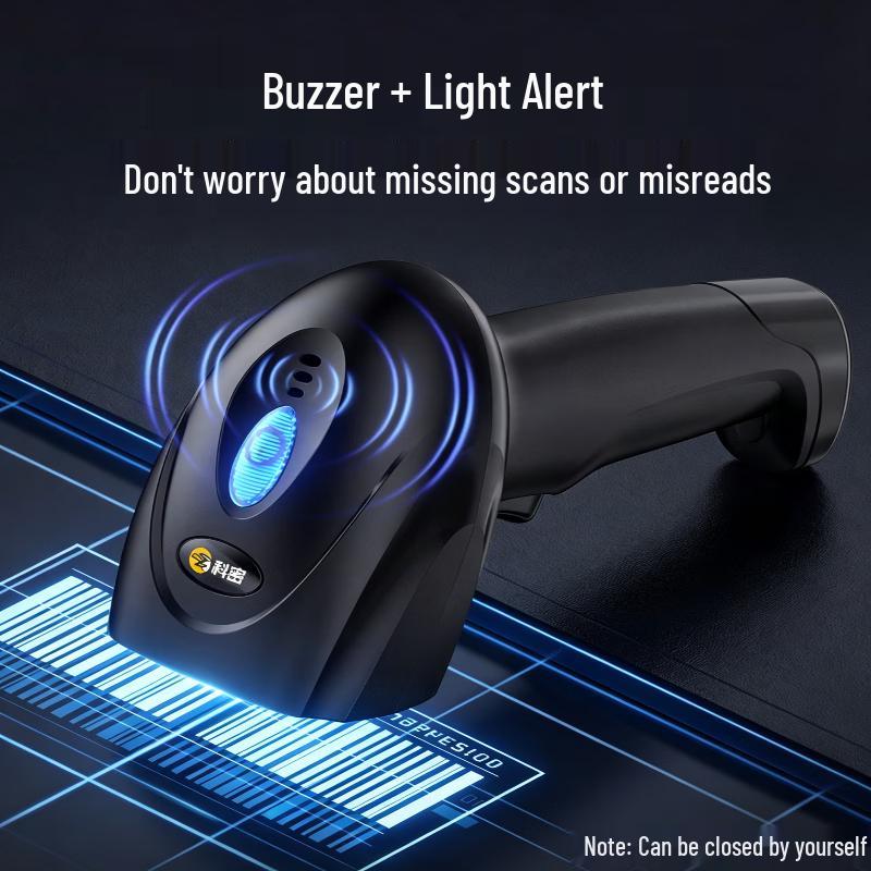 KEMI GY-56W Wireless 1D Barcode Scanner
