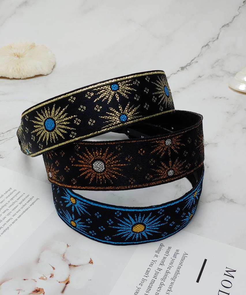 Maia Retro Pearl Headband - Brown