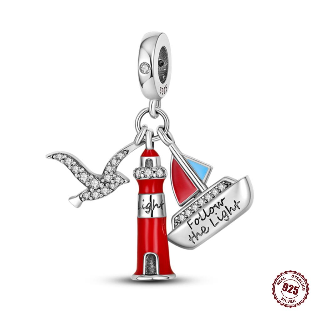 Style Copper Red Series Charms Christmas Gifts Beads Fit Wear Original Bracelets Charms Girls Jewelry