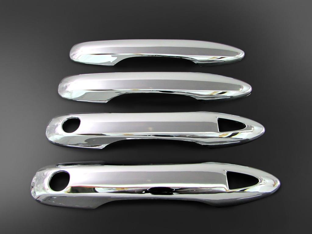 BRIGHTZ Chrome Plated Door Handle Cover Knob for Toyota Corolla Touring ZWE219W (2010, 2012, 2017, 2018, 2019) [PRIUS50-NOBU-FS-A2B0C2] MZEA12W,