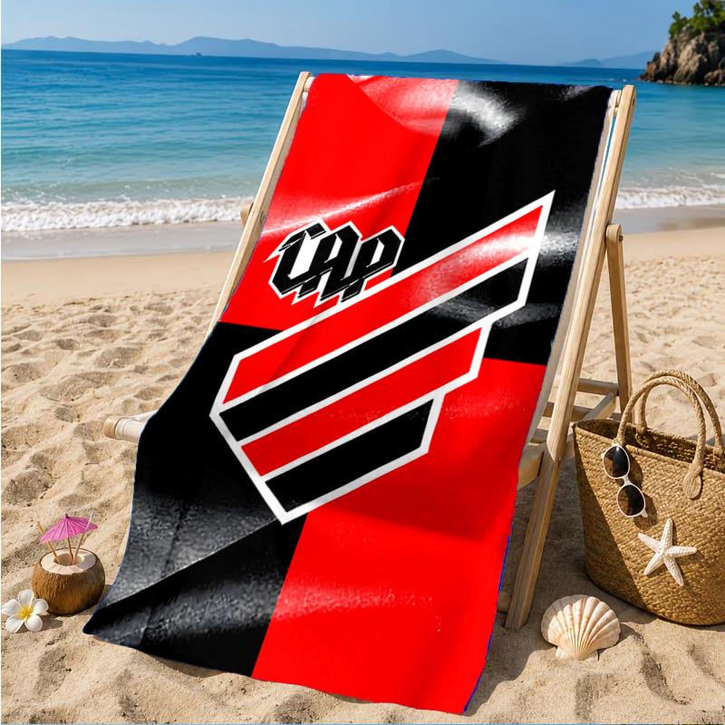 Athletico Football Club Printed Microfiber Beach Towel, Soft And Absorbent, Quick-Dry, Ideal for Summer Travel, Beach Essential, Swimming Pool