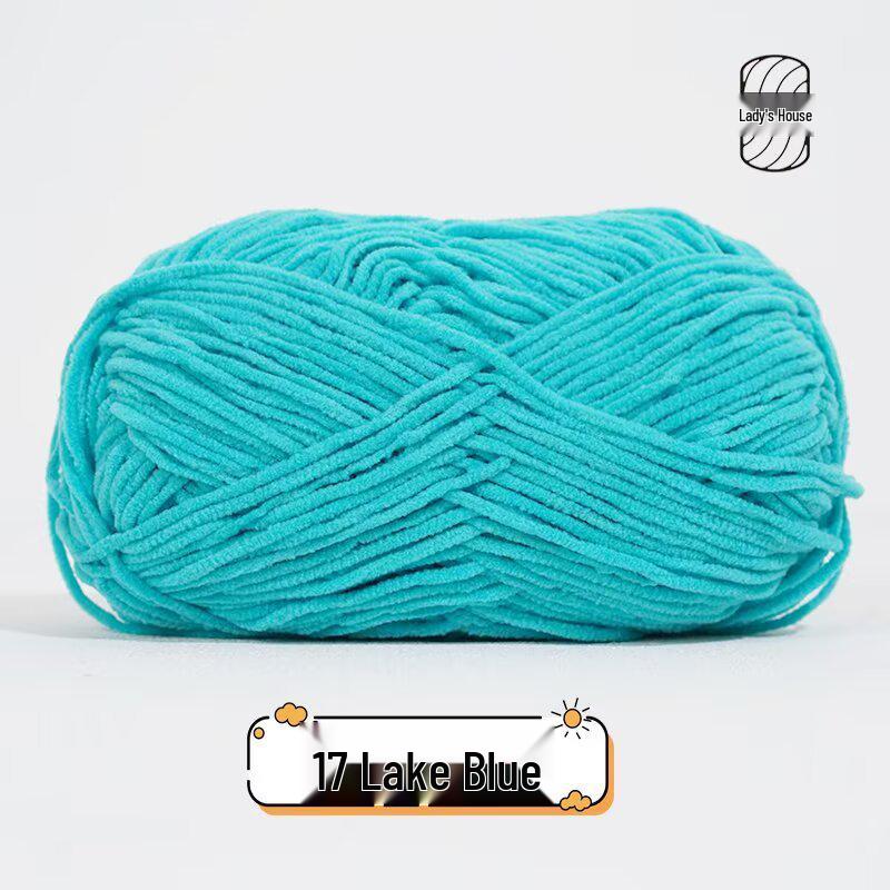 Meng Xiao Ya Matte Chenille Golden Velvet DIY Crochet Doll Bag Kit