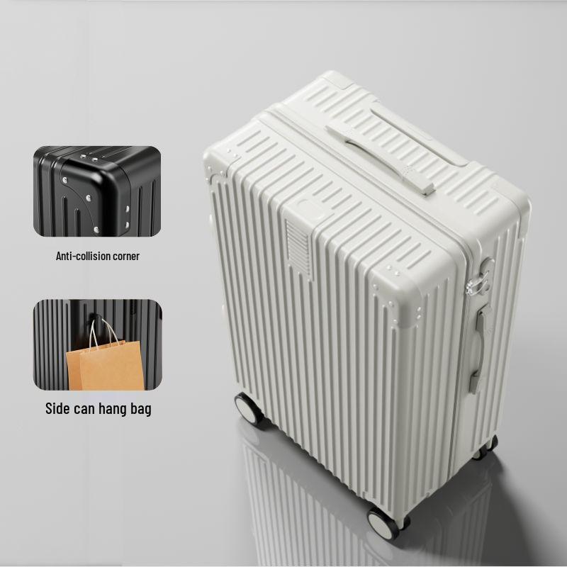 20" Vintage Durable Trolley Suitcase - Large Capacity Travel Case for Students