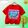 Kids T-Shirts Fashion Oys Girls Polyester Tee Italian 67 Casual Children Clothes Top Summer 67 Six Seven Cool Funny Printed T-shirt
