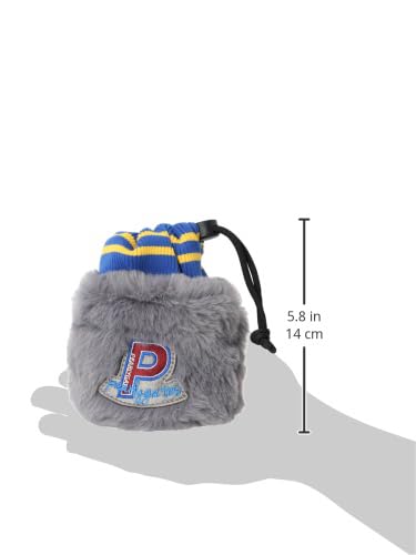 PEARLY GATES Unisex Ball Pouch, Faux Fur Ball Pouch, W80 x H80 x D80 / 053-4184012 020_Gray FR