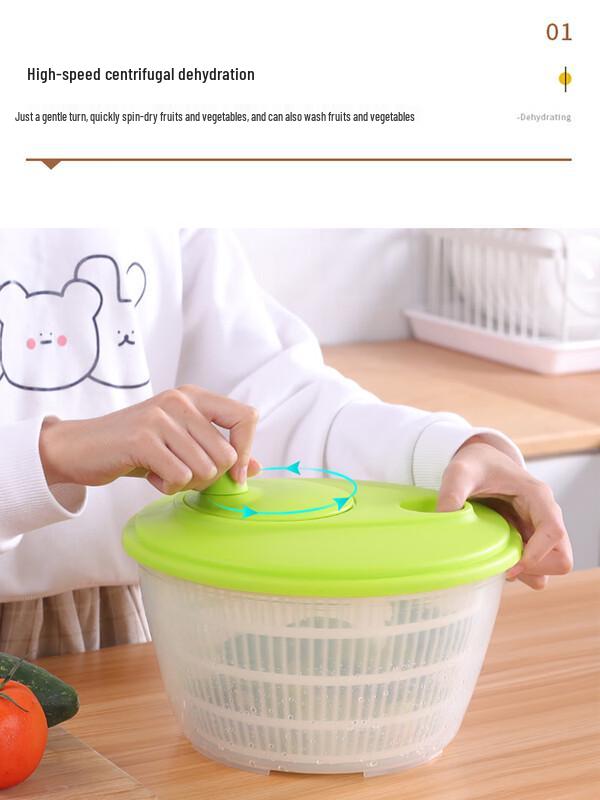 Manual Vegetable Spinner and Salad Dryer