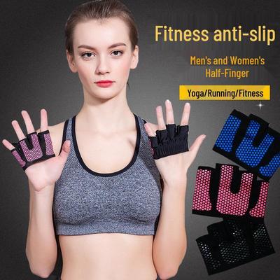 Unisex Anti-Rutsch Halbfinger Gewichtheberhandschuhe - Schützendes, Anti-Hornhaut-Design für Fitness & Sport