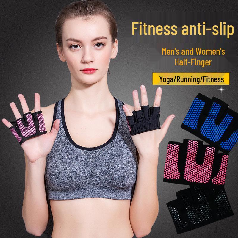 Gants d'Haltérophilie Unisexe Antidérapants Demi-Doigts - Design Protecteur Anti-Callosités pour Fitness & Sport