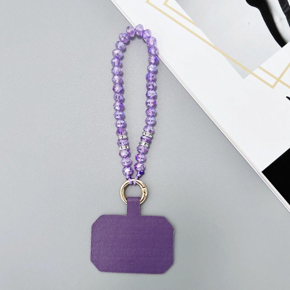 Phone Charms Crystal Beads Crystal Phone Straps Lanyard Hand Wrist Mobile Phone Chain String Luxury Cellphone Strap Key Lanyards