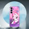 Vaporwave Glitch Anime Luxury Black Phone Case For Samsung Galaxy S23 S24 S25 Ultra S22 Plus S21