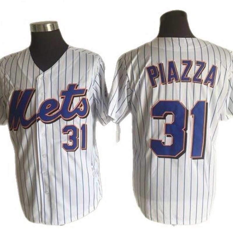 Vintage Baseballový dres New York Mets Unisex Bavlněná síťovina Vyšívaný Sportovní top Oblečení pro fanoušky Ležérní outfit