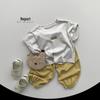 Children's Retro Korean Cotton T-shirt - Summer Short-Sleeved for Ages 3-5 Boys and Girls