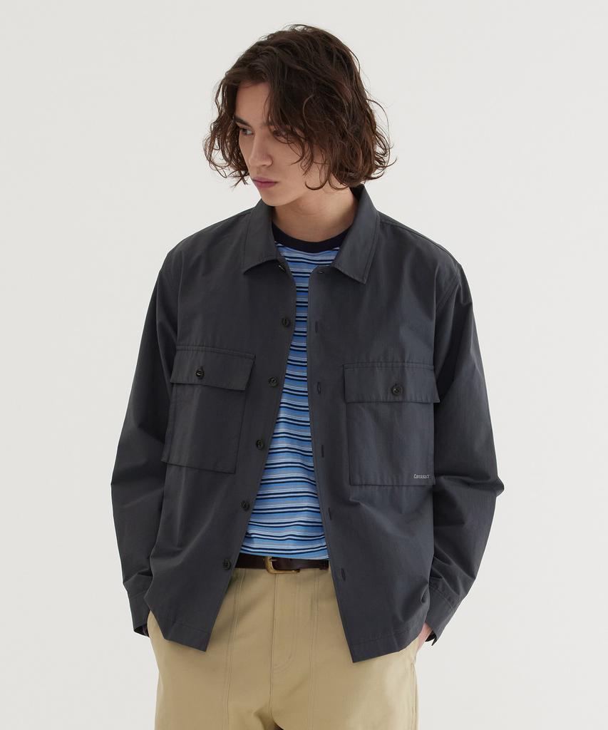 COVERNAT Ripstop Work Shirt Charcoal