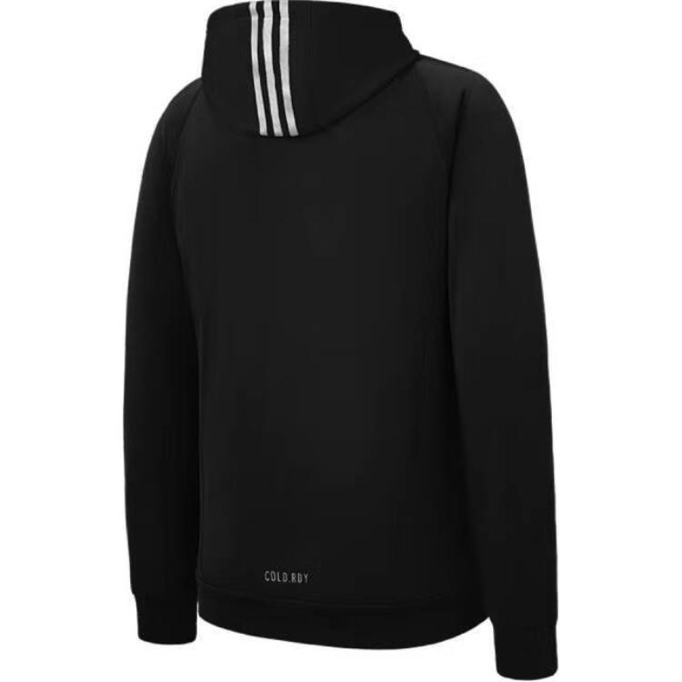 adidas Frio.Pronto Jaqueta Masculina Casual Esportiva com Capuz e Zíper Longa Preta IM7489