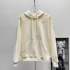 Unisex Winter Hooded Sweatshirt Set Casual Sportswear Oversized Pullover Tracksuit Korean Style