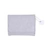 Women Cute Heart Embossed Slim Leather Wallet Small Trifold Wallet Cash Pocket Card Holder with ID Window