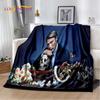 3D Mads Mikkelsen Schauspieler Star Weiche Plüschdecke, Flanelldecke Überwurfdecke für Wohnzimmer Schlafzimmer Bett Sofa Picknick Abdeckung Kinder