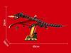 Flying Dragon Smaug Viserion Model Building Blocks Kids MOC Puzzle Educational Toy for Boys