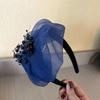 1PC Extra-Wide Hairband Hat for Gray Hair Coverage Stretchable Half-Cap Hairband for Thinning Hair