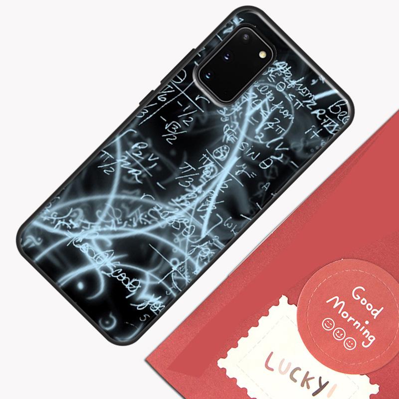 E=mc2 Mathematical Physical Formula Phone Case For Samsung Galaxy S23 Ultra S20 S21 S22 S24 S25 Plus S9 S10 S24 FE Cover Shell