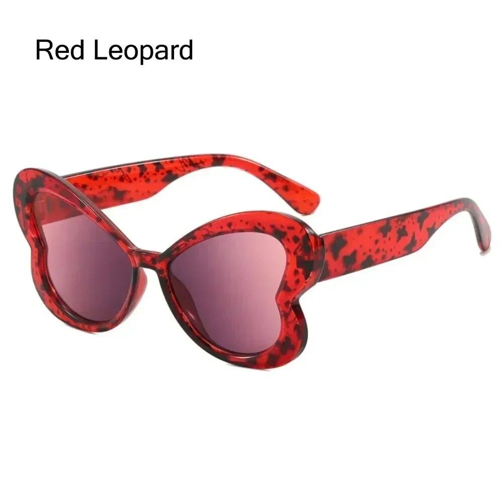 Gafas De Sol Retro De Corazón Para Mujer - Lentes Degradadas, Protección UV400, Montura Negra Oversize