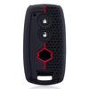 New Silicone Key Case Cover For Suzuki Grand Vitara Swift Sx4 S-Cross Xl-7 Kuyucha Sch4 For Suzuki Swift 2007-2010 Key Holder